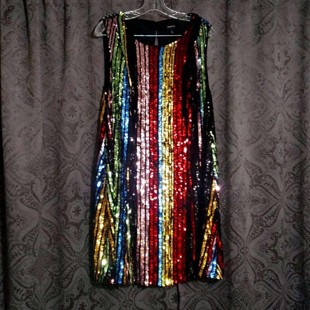 Multicolored Sequins dress